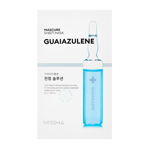 Mascure Rescue Calming Solution Sheet Mask Guaiazulene